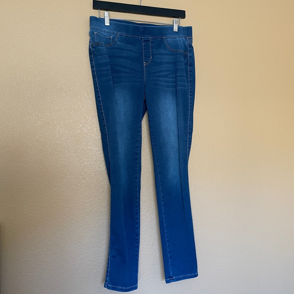 Natural Reflections Stretch Waistband Blue Jeans